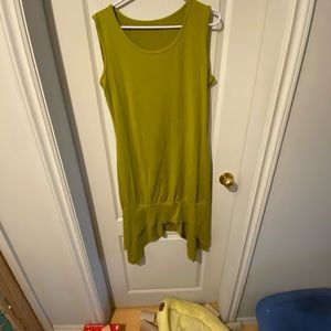 LADIES JERSEY DRESS IRREGULAR BOTTOM